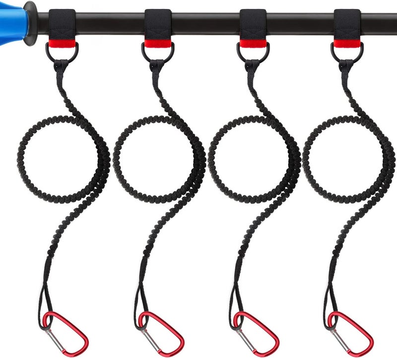 Boncas Paddle Leash Safety Rod Bungee Rod Holder Gripping Gear Leash with Innovative Gel Grip to The Paddle or Rod for Kayaking, Canoeing - Image 1